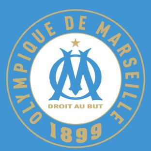 Olympique de Marseille Badetuch 75x150 Ansicht 0