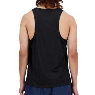 Débardeur Noir Homme New Balance Singlet vue 0