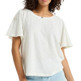 Ecru Women's Roxy Time For Palm T-Shirt Photo of the Espace des Marques %store% store - view of %key%