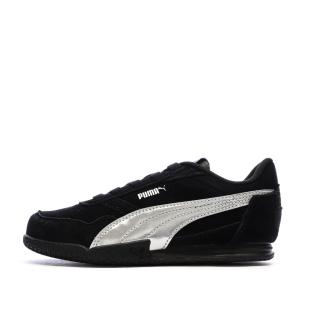 Puma Bella Donna Boys’ Black/Silver Trainers Photo of the Espace des Marques %store% store - view of %key%