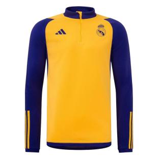 Real Madrid Training Sweat Yellow/Purple Men's Adidas 2023/2024 Photo of the Espace des Marques %store% store - view of %key%