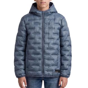 Doudoune Grise Clair Garçon Teddy Smith Blighter vue 0