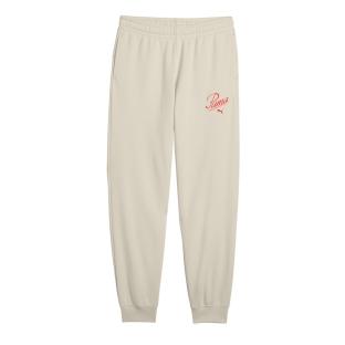Jogginghose Beige Mädchen Puma Script Ansicht 0