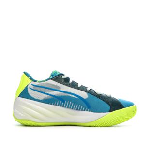 Chaussures de basketball Bleu/Verte Homme Puma All-pro Nitro vue 0