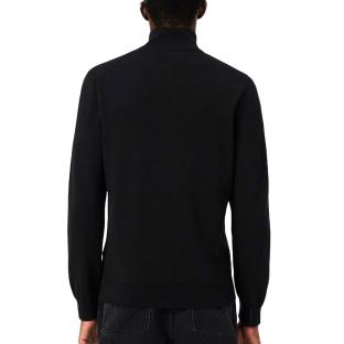 Pull zippé Noir Homme Lacoste Monta vue 0