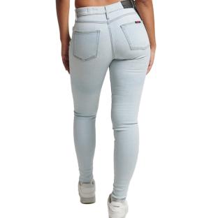 Jean Skinny Bleu Clair Femme Superdry Vintage Rise vue 0