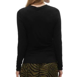 T-shirt Manches Longues Noir Femme Vero Moda Maternity Meliana vue 0