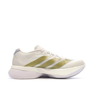 Chaussures Running Blanc/Doré Adidas Adizero Boston 13 vue 0