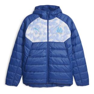 OM Doudoune Bleu Homme Puma Padded vue 0