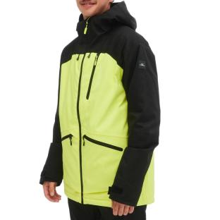 Manteau de ski Jaune Fluo/Noir Homme O'Neill Total Disorder vue 0