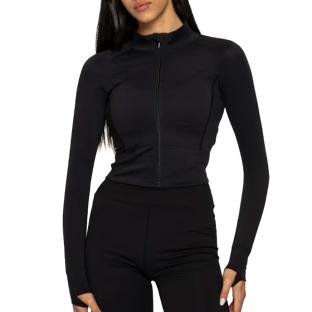 Veste de yoga Noire Femme Soul Studio Basic vue 0