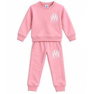 Ensemble de survêtement Rose Fille Olympique De Marseille vue 0