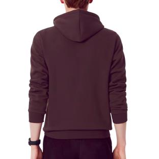 Herren-Sweatshirt mit Reißverschluss in Bordeaux von Lacoste Zipped Ansicht 0