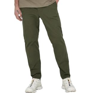 Only &amp; Sons Linus Pantalón caqui oscuro para hombre 22029765 ver 0