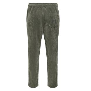 Pantalon en velours Kaki Homme Only & Sons Taper Corduroy vue 0