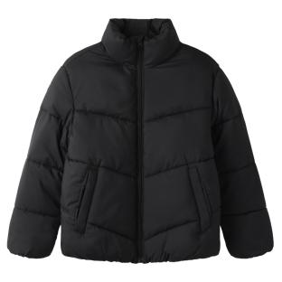 Chaqueta acolchada negra para niña Name it Forty ver 0