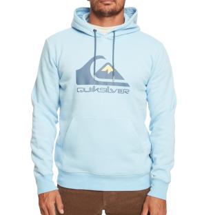 Hellblaues Quiksilver Biglogohood-Sweatshirt für Herren Ansicht 0