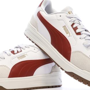 Baskets Blanc/Rouge Homme Puma Shuffle Downtown vue 0