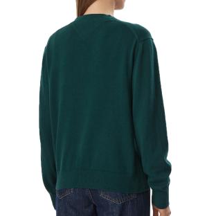 Tommy Hilfiger Essential Women’s Green Jumper Photo of the Espace des Marques %store% store - view of %key%