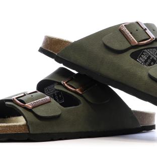 Sandales Kaki Homme Schott Arthur vue 0