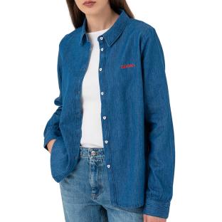 Chemise Bleu Femme Pieces Ceris vue 0