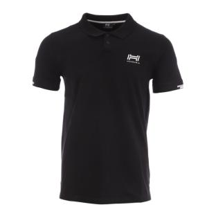 Hungaria Hombres Polo Negro Jeki ver 0