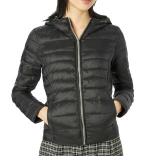 Doudoune Noire Femme Only Tahini vue 0