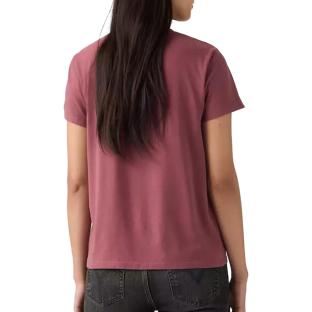 T-Shirt Bordeaux Femme Levi's Perfect 1 vue 0