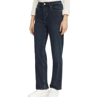 Vaqueros rectos azules para mujer Calvin Klein Jeans de talle alto ver 0