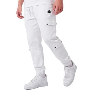 Project X Paris Pantalones cargo blancos para hombre T19939 ver 0