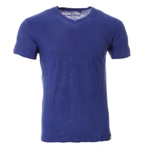T-shirt Bleu Roi Homme Paname Brothers TANGO vue 0