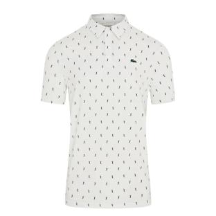Polo de golf Lacoste Hombre Blanco regular fit protección UV ver 0
