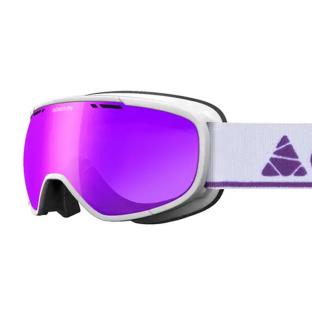Skibrille Weiß/Violett Unisex Cairn Genius OTG Ansicht 0