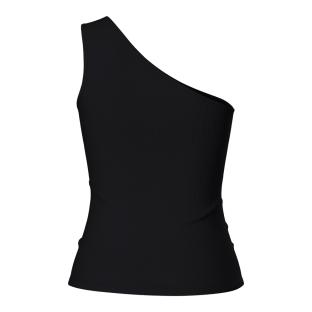 Camiseta negra de mujer Pieces Cruka ver 0