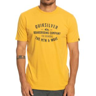 Gelbes Herren-T-Shirt von Quiksilver „Flockup“ Ansicht 0