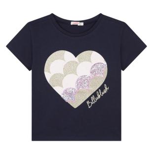 T-Shirt Marine Fille Billieblush U20482 vue 0