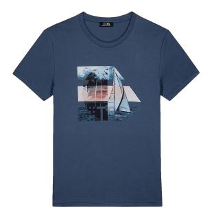Camiseta azul marino para hombre TBS TERELTEE ver 0