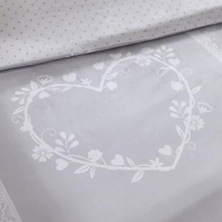 Parure de Lit Gris/Blanc Today 240x260 CM vue 0