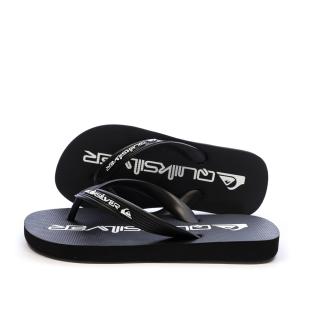 Tongs Noir/Blanc Garçon Quiksilver Java vue 0