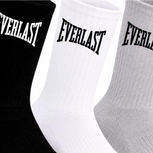6er-Pack schwarze/graue/weiße Herrensocken von Everlast EL063 Ansicht 0