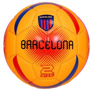 BARCELONA Mini Ballon Orange Fluo Sport Zone vue 0
