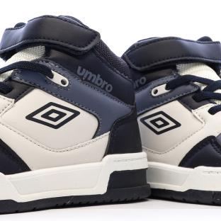 Baskets Marines/Noires/Blanches Garçon Rouge Umbro Olly Vlc vue 0