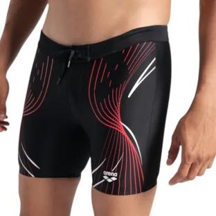 Boxer de Bain Noir/Rouge Homme Arena Poseidonia vue 0