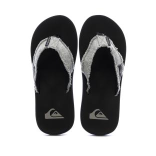 Flip Flops Schwarz/Grau Quiksilver Monkey Abyss Ansicht 0
