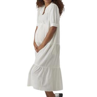 Robe de Grossesse Blanche Femme Vero Moda Marternity Milan vue 0