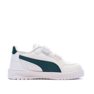 White/Green Puma Shuffle Downtown Boys’ Trainers Photo of the Espace des Marques %store% store - view of %key%