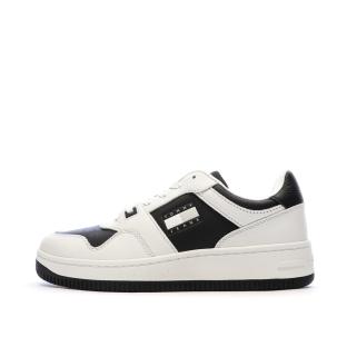 Baskets Blanches/Noires Homme Tommy Hilfiger Tjm Retro Basket vue 0