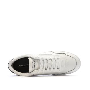 Baskets Blanches/Olive Homme Tommy Hilfiger Th Hi Vulc vue 0