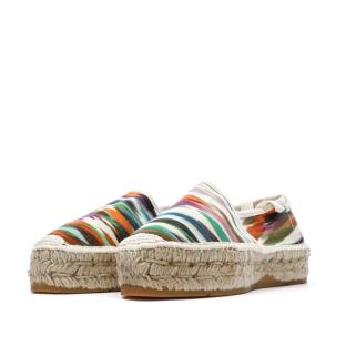 Women’s White/Green Espadrilles by Pare Gabia La FÉe Photo of the Espace des Marques %store% store - view of %key%