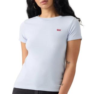 Lot de 2 T-shirts Blanc/Bleu Femme Levi's 2pack Essential vue 0